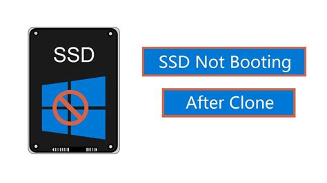 cloned boot drive not booting|make ssd bootable after cloning.